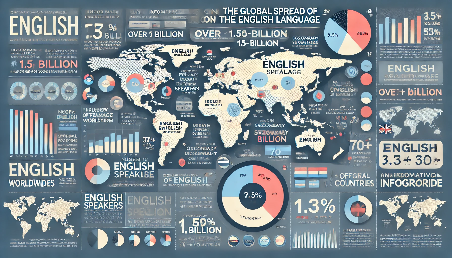 Verbreitung Englisch global